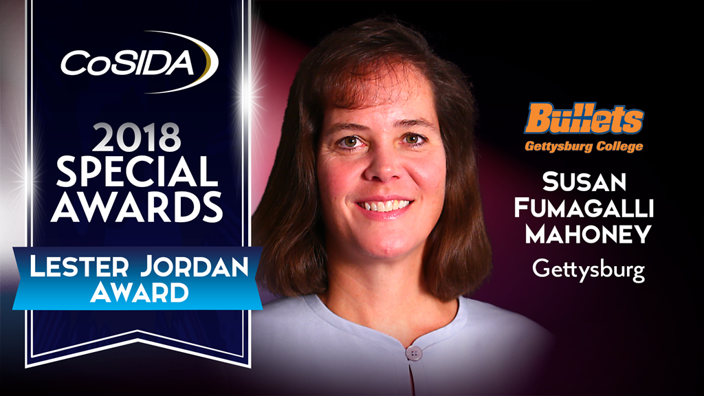 Special Awards Salute: Susan Fumagalli Mahoney (Gettysburg College), Lester Jordan Award